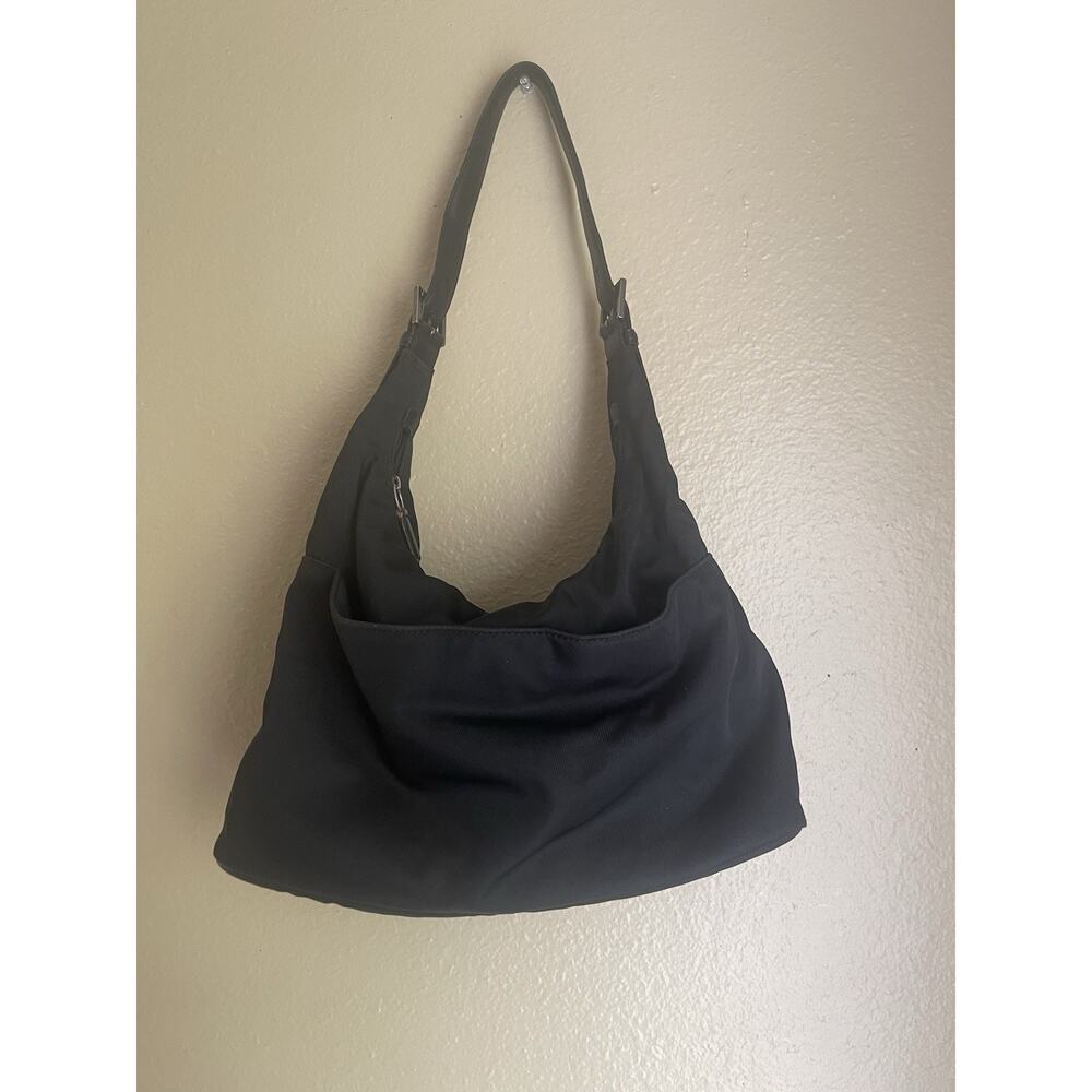 Coach Neoprene Black Hobo Shoulder Bag Style 7422